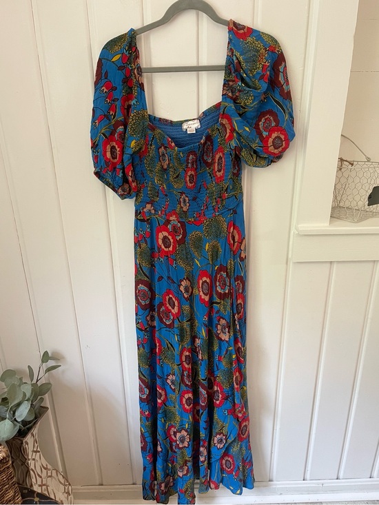 Band of Gypsies Dresses & Skirts - Band of Gypsies Moissanite Floral Smocked Maxi Dress